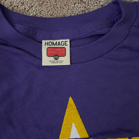 Lakers Vintage NWOT Los Angeles Showtime T-shirt -XXL - Picture 3 of 4